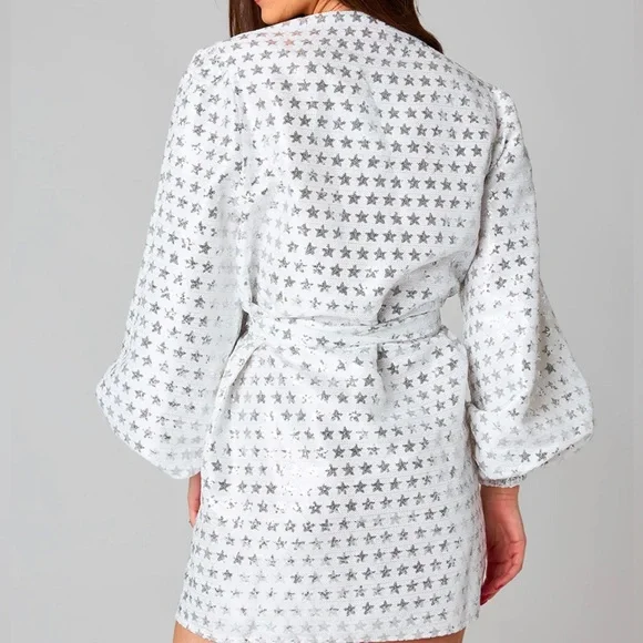 Glam Sequin Wrap Dress - Picture 2 of 2